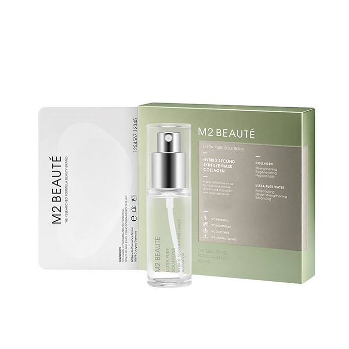 Oferte la Set tratament M2 Beaute Ultra Pure Solutions Hybrid, Spray pentru ten 30ml + Masca pentru ochi 7x2buc (Concentratie: Masca de fata)