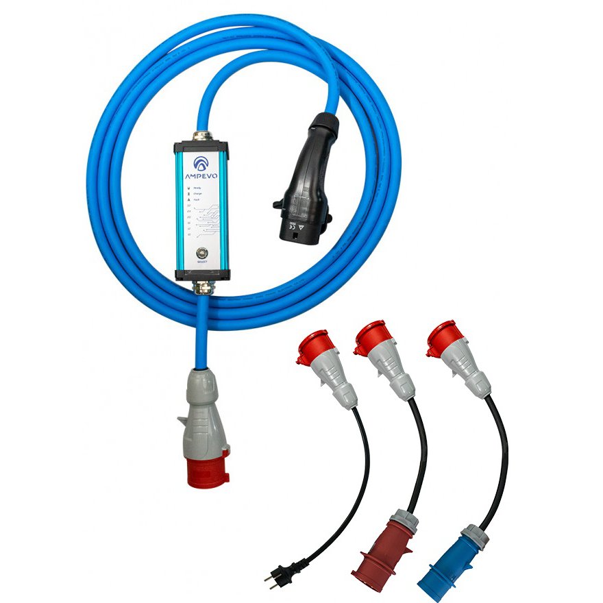 Oferte la Statie (incarcator) portabila masini electrice 22KW Ampevo AMP322MC-B/C
