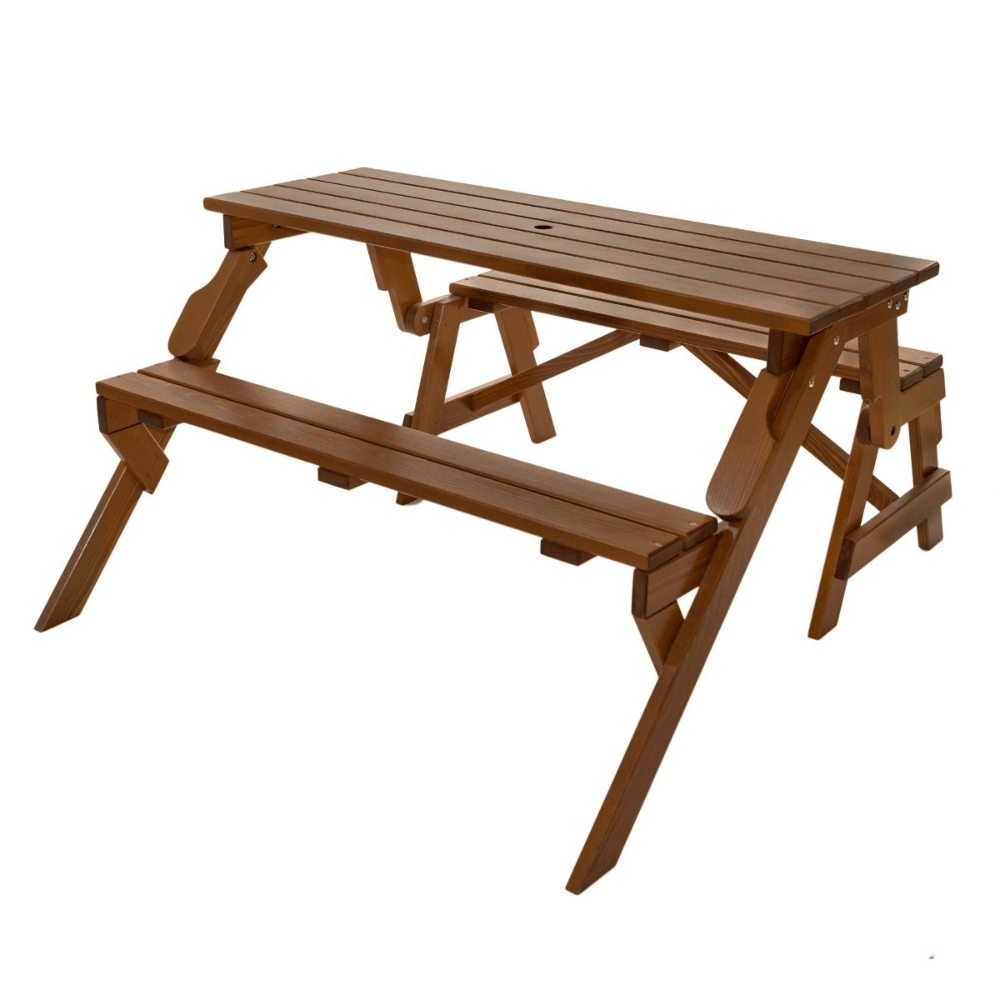 Oferte la Set masa si banca Salzburg Mediu 2 + 2 persoane, 138 x 150 x 91.5 cm