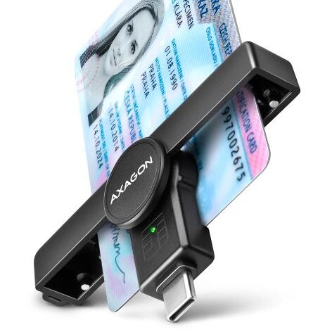 Oferte la Cititor Carti de Identitate CRE-SMPC USB-C Smart Card PocketReader