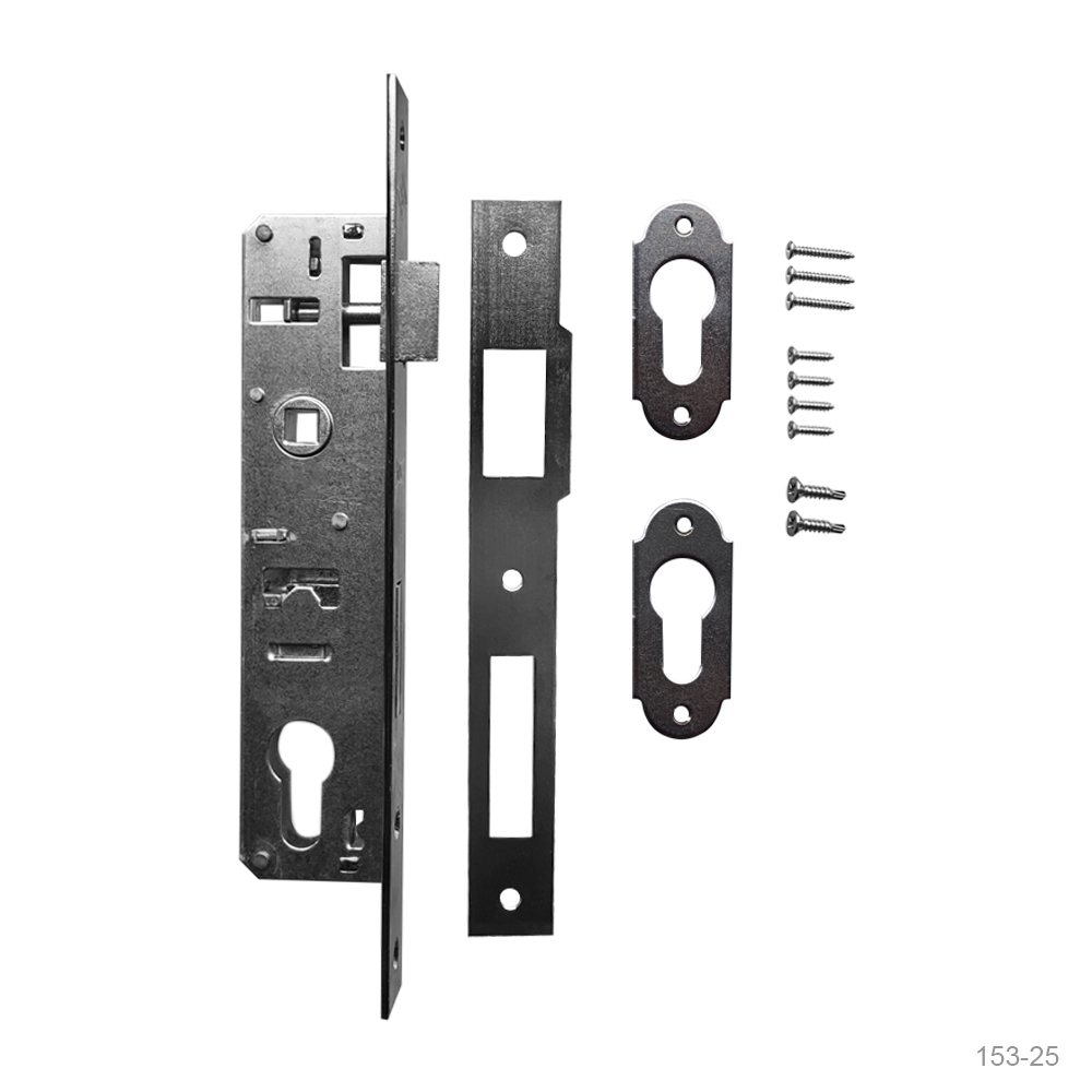 Oferte la Broasca ingropata Kale, profil ingust, otel cromat, reversibila, placa frontala 23 mm, interax 30 mm, 153 x 85 mm