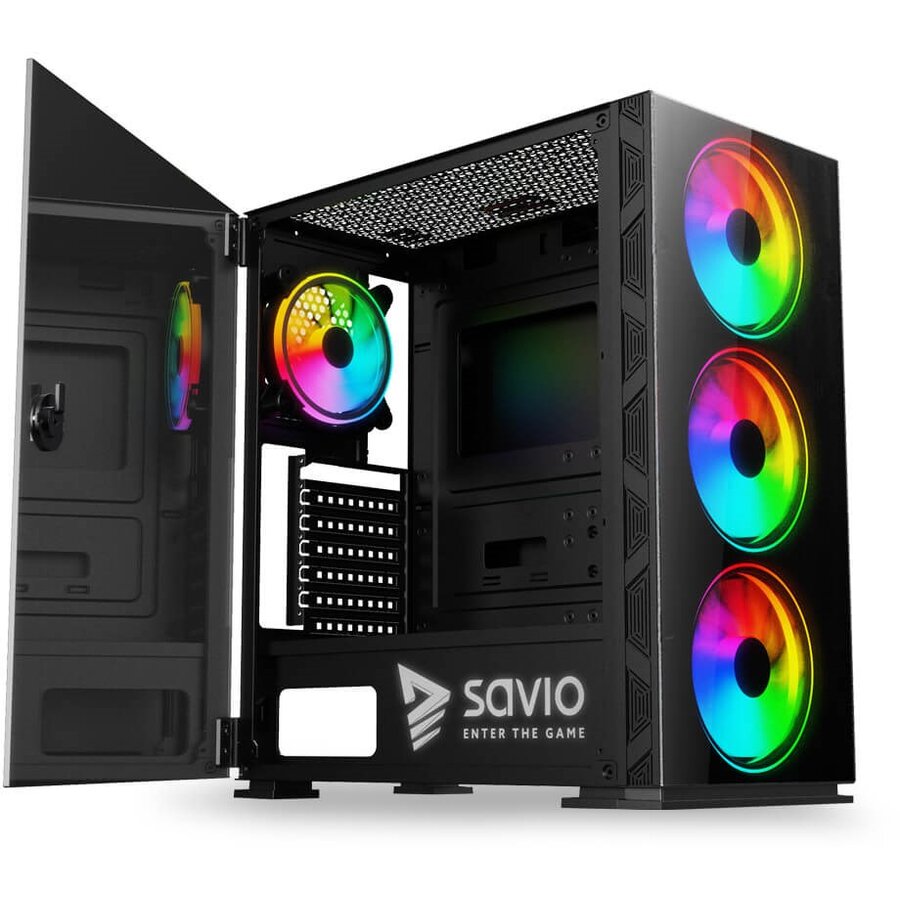 Oferte la Carcasa Prime X1 Gaming ARGB Panou Sticla Negru