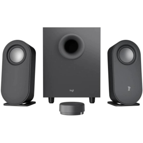 Oferte la Boxe Z407 (980-001348) cu Subwoofer si Telecomanda Conectivitate Bluetooth RMS 40W Grafit