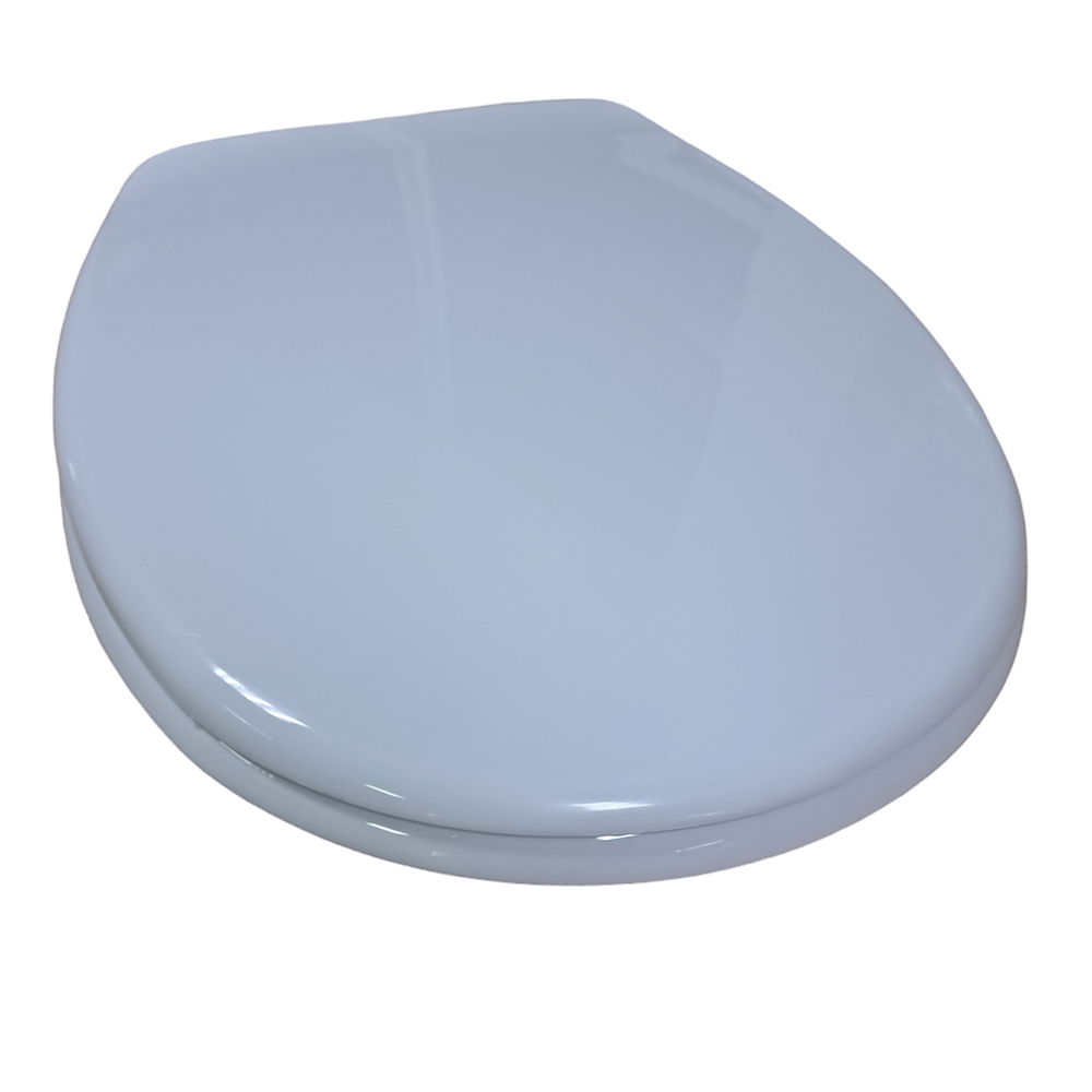 Oferte la Capac WC Lux Soft Close , plastic, alb, 44.5 x 37.5 x 4 cm