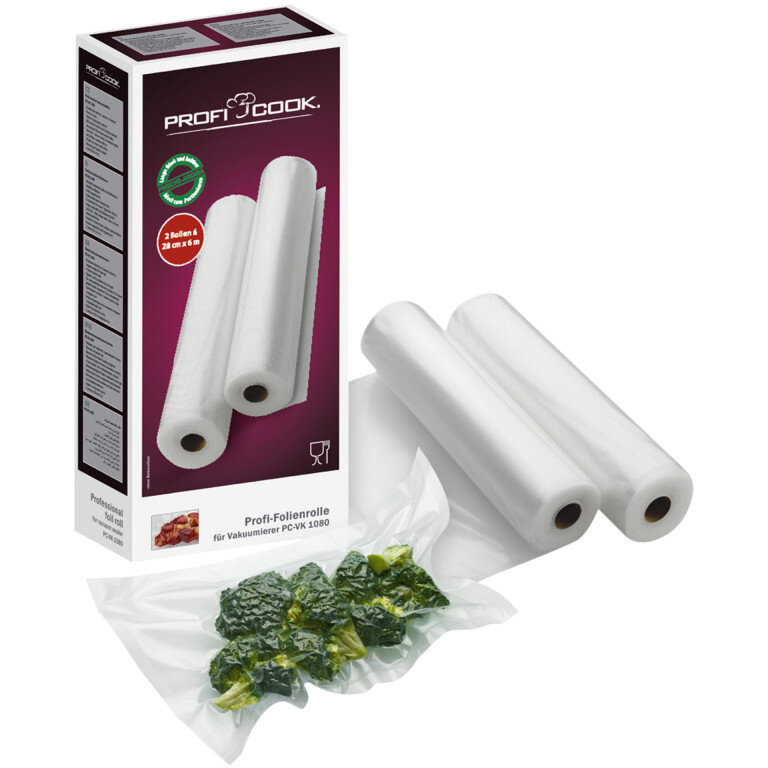 Oferte la Set 2 Role pentru Vidat pentru Aparate Vacuum PC-VK 1015 / 1080 / 1134 28x600CM Transparent