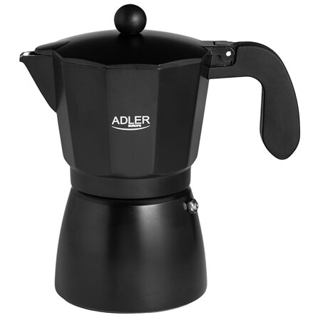 Oferte la Cafetiera Italiana 320ml 6x Cesti Aluminiu Pentru Aragaz Negru