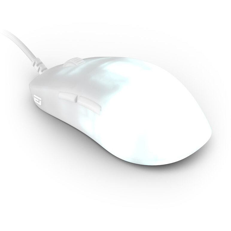 Oferte la Mouse Gear OP1 RGB Gaming  White Frost