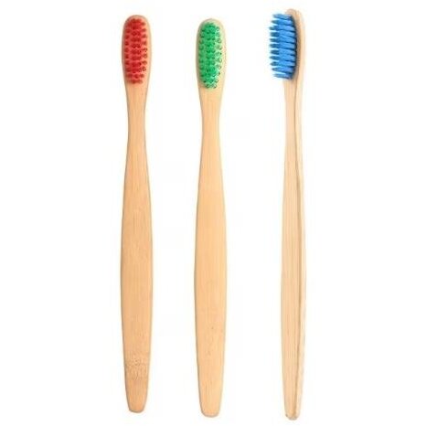 Oferte la Set 3 Periute de Dinti IO023 din Bambus pentru Copii
