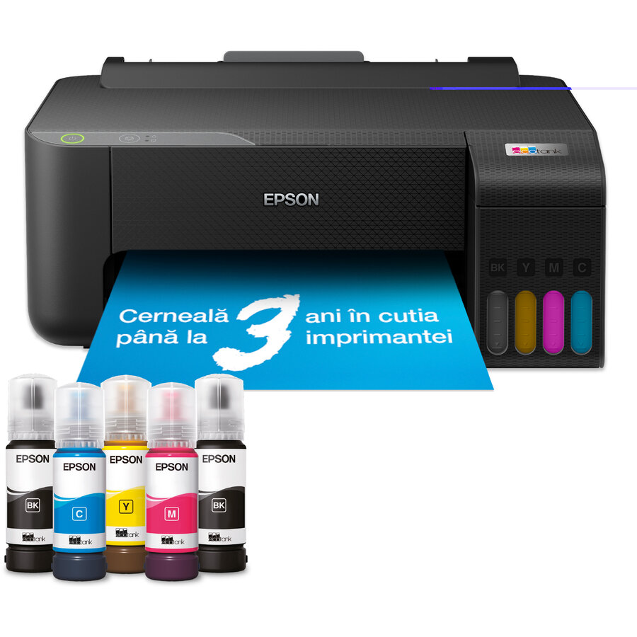 Oferte la Imprimanta Inkjet Color L1230 CISS Format A4 33ppm/15ppm Negru