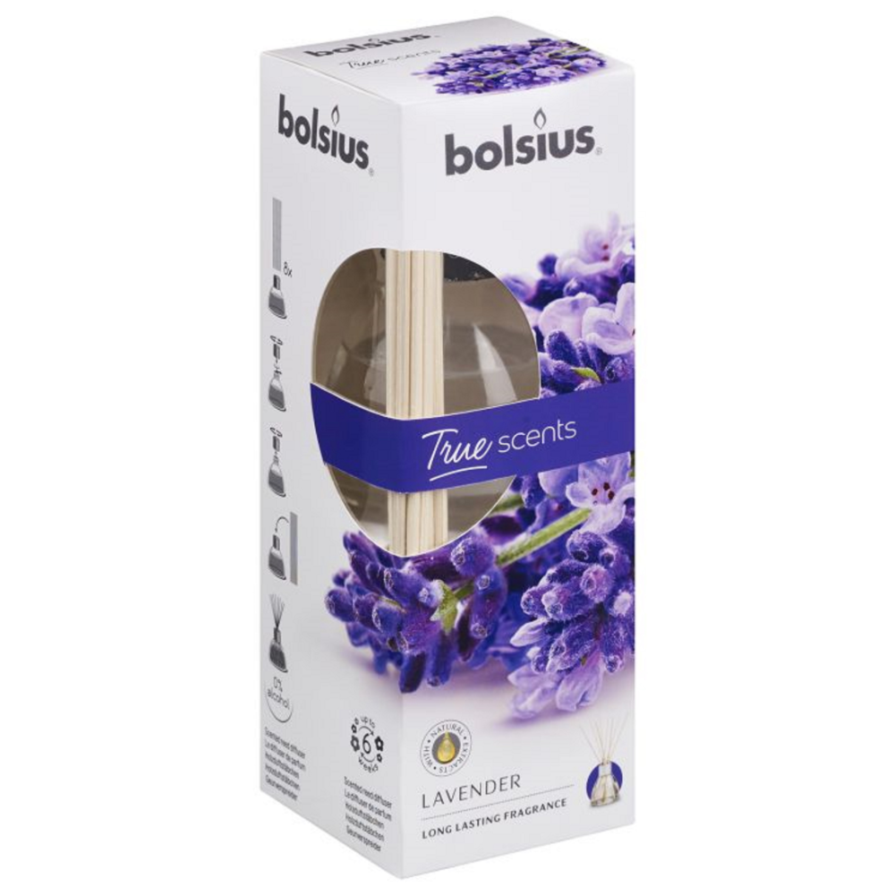 Oferte la Odorizant cu betisoare Bolsius True Moods, lavanda, 45 ml
