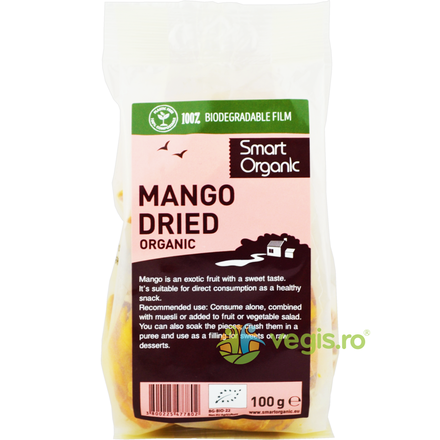 Oferte la Mango Uscat Felii Ecologic/Bio 100g