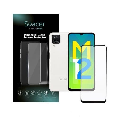 Oferte la Folie Sticla pentru Samsung Galaxy M12 Grosime 0.3MM Acoperire Totala Ecran Strat Special Anti-ulei si Anti-amprenta Tempered Glass Sticla 9D Duritate 9H