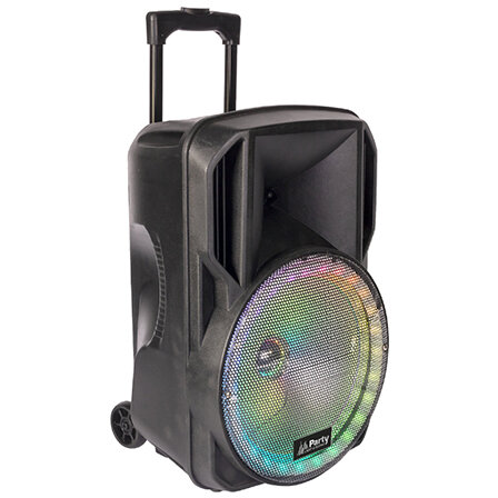 Oferte la Boxa portabila BOXA PORTABILA ILUMINATA LED 15/38CM 50W RMS CU USB/SD/BT/FM