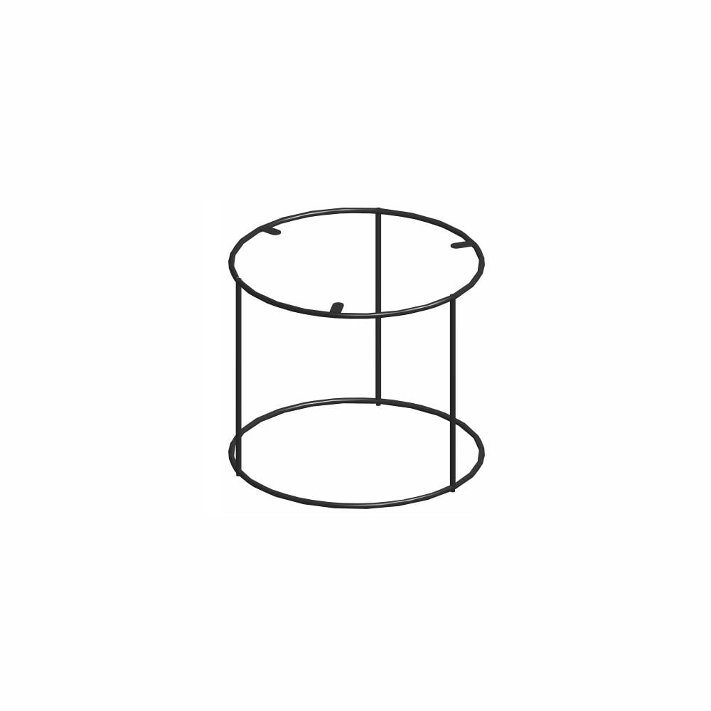 Oferte la Cadru circular masa, otel, negru mat, 10 x 448 x 380 mm 