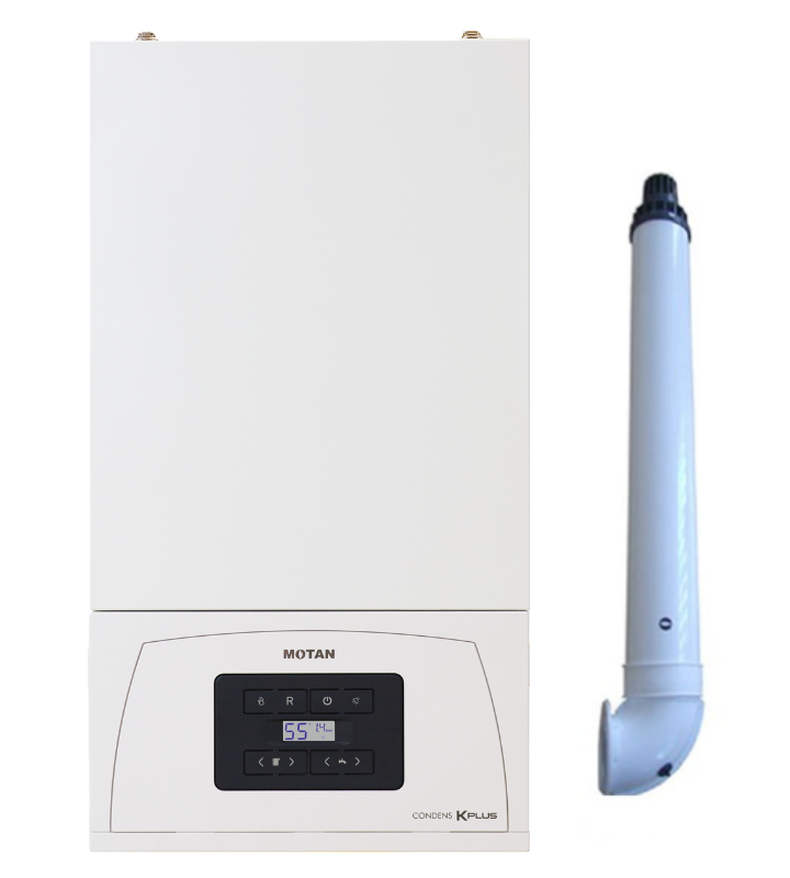 Oferte la Centrala termica pe gaz in condensare Motan Condens KPlus 22.5 kW putere Incalzire si 25 kW putere ACM kit evacuare inclus