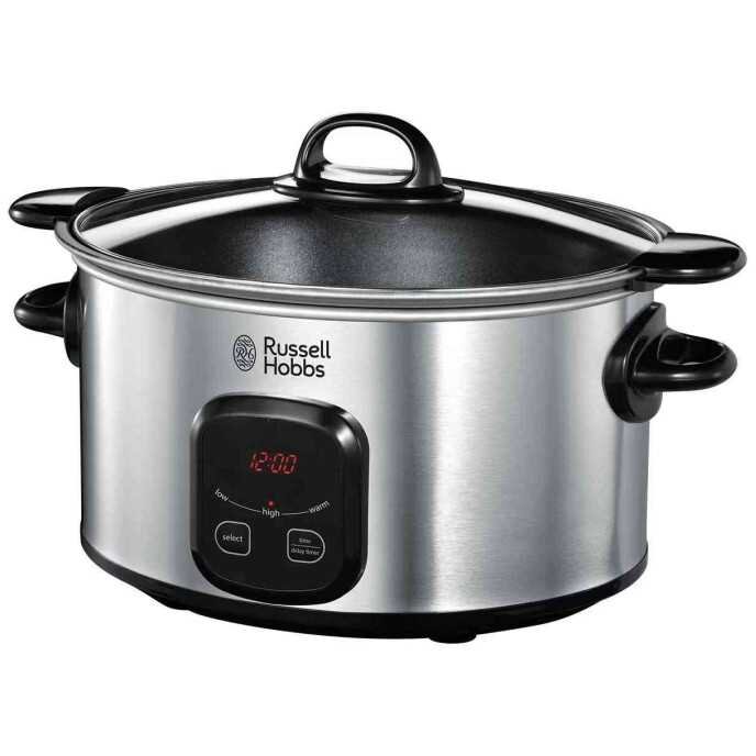 Oferte la Slow cooker Maxi Cook 22750-56 6 L 3 Setari Oala Detasabila Control Digital Inox