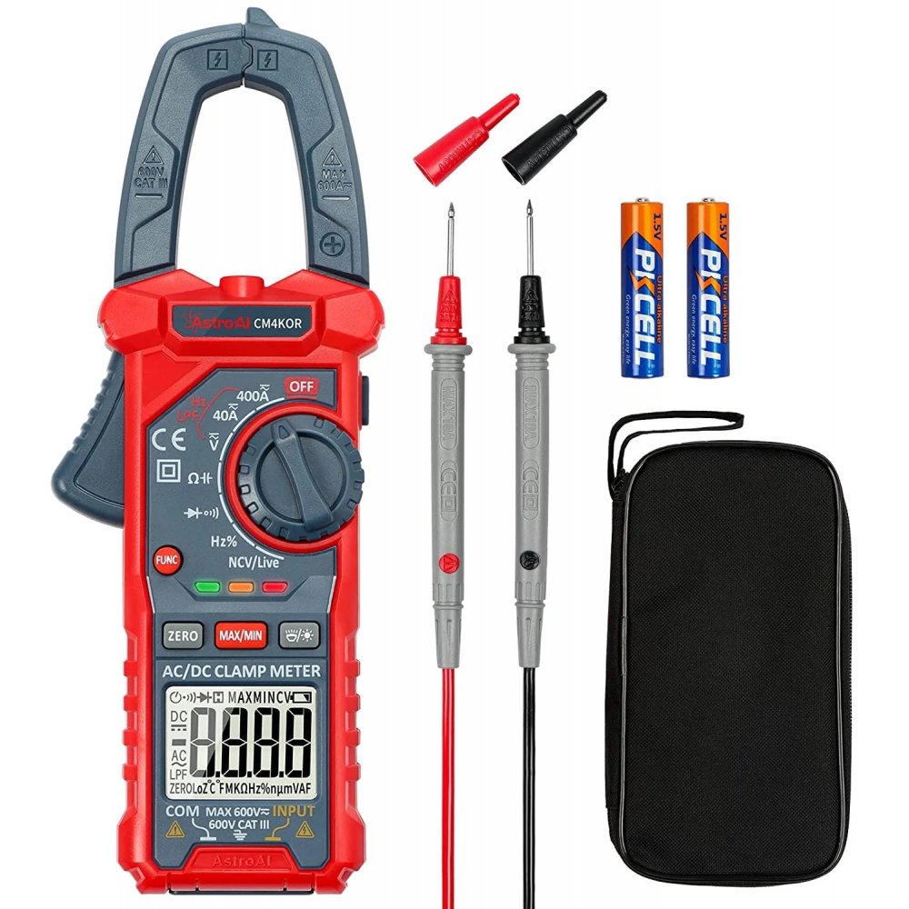 Oferte la Clampmetru digital (cleste ampermetric) 4000 Counts, auto-ranging AstroAl ASICM4K0R / 0048544086920