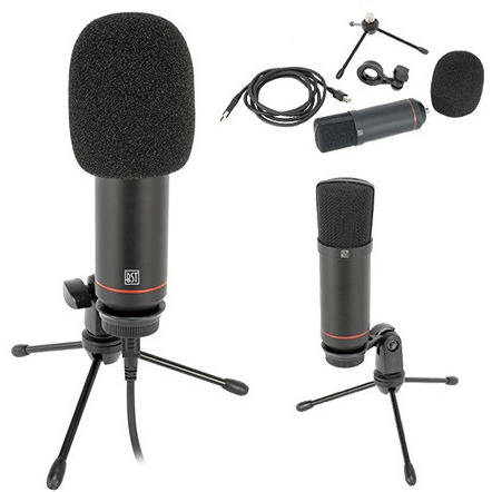 Oferte la Microfon Usb Pentru Steaming Si Podcast Negru