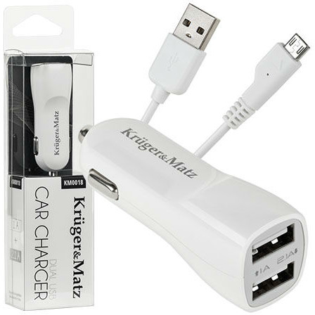 Oferte la KM0018, 2 x USB, Alb