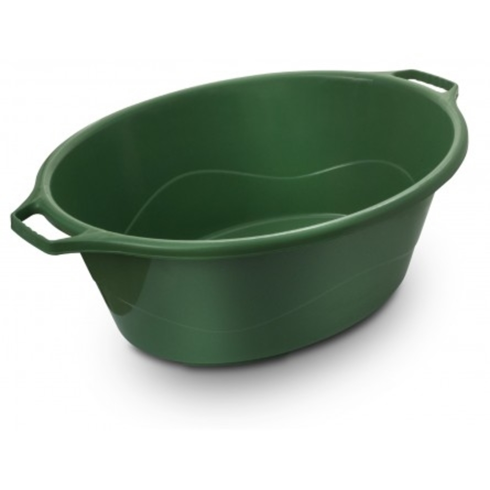 Oferte la Vas oval cu manere Napochim, plastic, verde, 45 L
