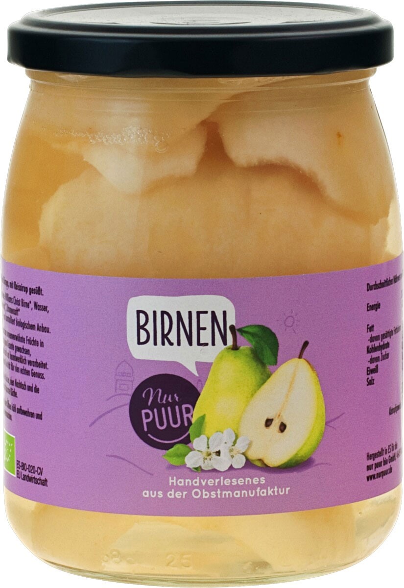 Oferte la Compot bio de pere 500 g Nur Puur