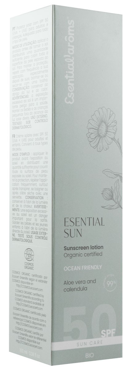 Oferte la Lotiune bio de protectie solara Esential Sun SPF 50, 100ml Esentialaroms