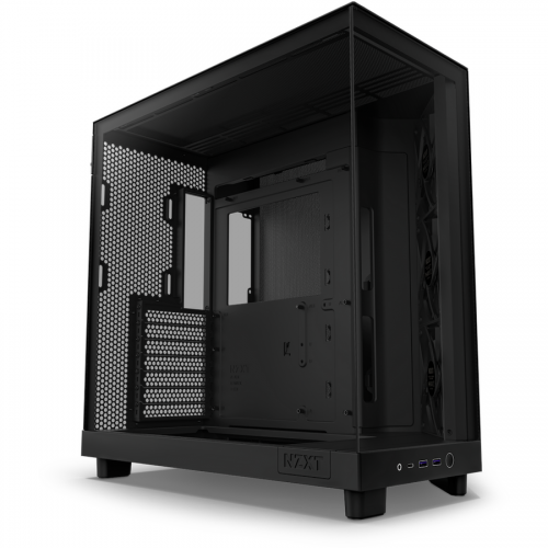 Oferte la Carcasa H6 Flow Compact Dual-Chamber MiddleTower Fara Sursa Negru