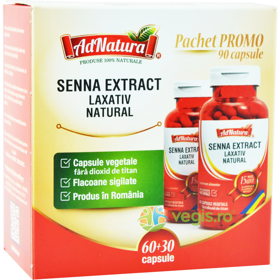 Oferte la Pachet Senna Extract 60cps+30cps