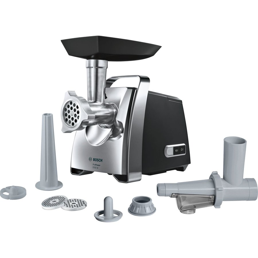 Oferte la Masina de tocat MFW67450 3.5 kg/min Accesoriu Suc Rosii Putere 2000W Negru/Gri