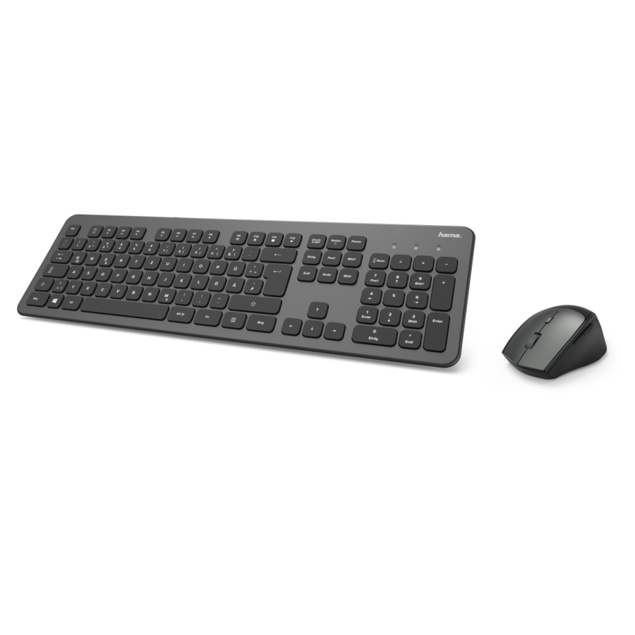 Oferte la Kit tastatura si mouse KMW-700 Port USB Antracit/Negru