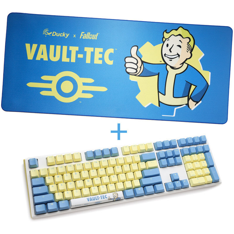 Oferte la Tastatura Ducky x Fallout Vault-Tec Limited Edition One 3 Gaming + Mousepad - MX-Blue