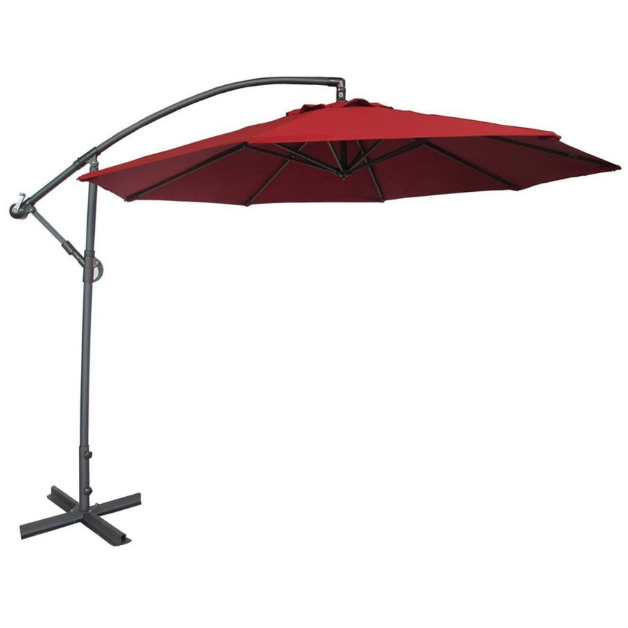 Oferte la Umbrela Helena cu tija laterala rosu inchis 3m Tarrington House