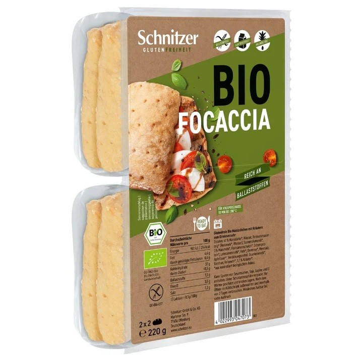 Oferte la Focaccia bio fara gluten, 220g Schnitzer Gluten Free