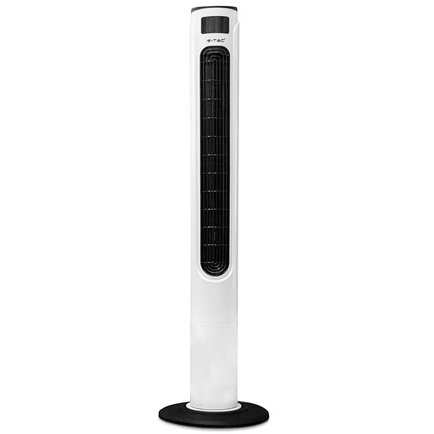 Oferte la Ventilator Tip Turn Putere 55W 3 Viteze  Temporizator Afisare Temperatura Alb