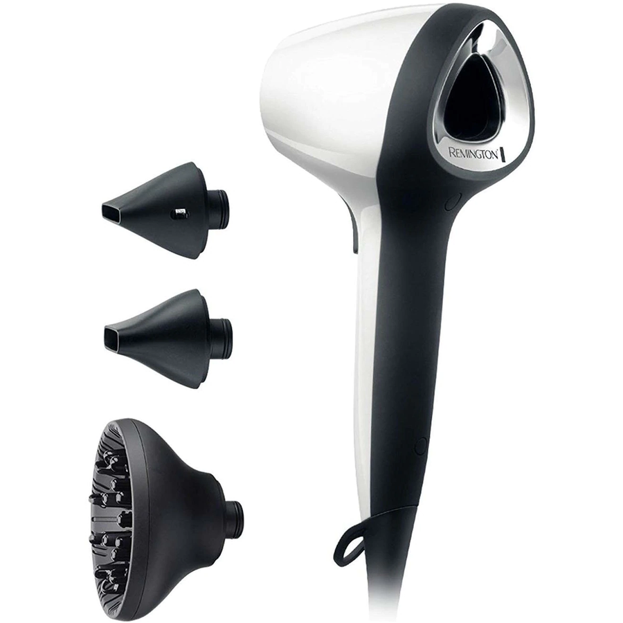 Oferte la Uscator de Par D7779 2 Viteze 3 Trepte Temperatura 1800W Alb/Negru