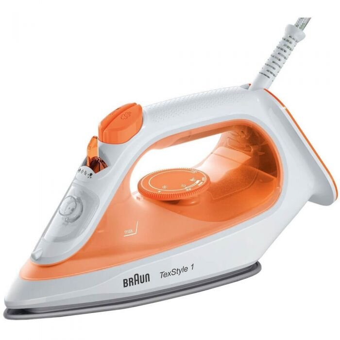 Oferte la Fier De Calcat TexStyle 1 SI1009OR 1900W Abur Variabil Alb/Portocaliu