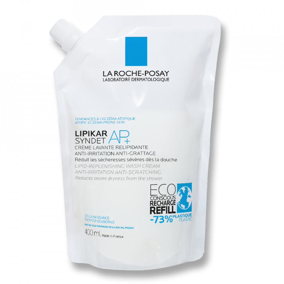 Oferte la Crema de spalare relipidanta Lipikar Syndet AP+ La Roche-Posay (Concentratie: Crema pentru curatare, Gramaj: 400 ml Rezerva )