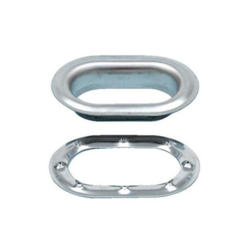 Oferte la Set capse ovale, metal, 42 x 22 mm, 10 bucati