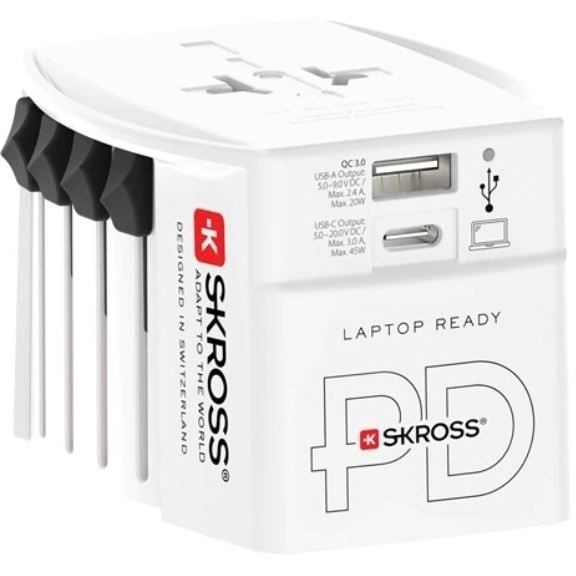 Oferte la Adaptor Priza Universal Pro Light USB AC45PD World 1.302975 Alb