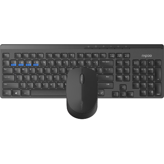 Oferte la Kit Tastatura + Mouse 8100M Wireless Multi-Mode Negru