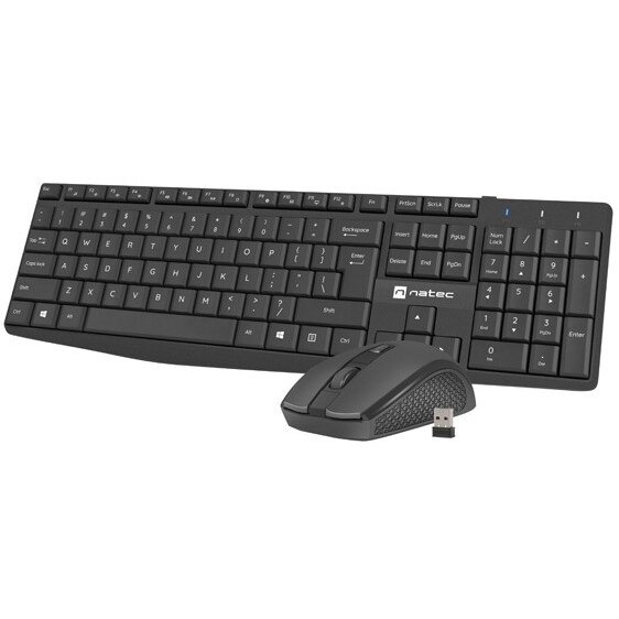 Oferte la Kit Tastatura + Mouse Squid Wireless Gri
