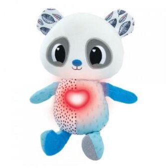 Oferte la Jucarie de Plus Ursulet Panda cu Sunete Vibratii Alb/Albastru