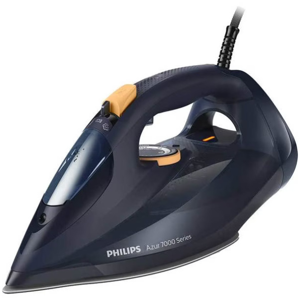 Oferte la Fier De Calcat Seria 7000 DST7060/20 3000W 250g/min 300ml Talpa SteamGlide Elite Negru/Galben