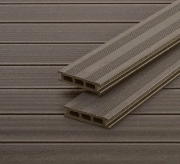 Oferte la Podea compozit (WPC) Terra maro  3150x127.5x28 mm  D-CTERR