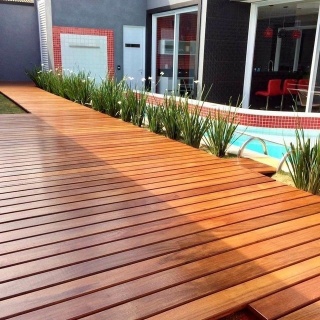 Oferte la Deck Cumaru Champagne neted  KD  20x90x1850-6150 mm  RW-D-CUM-CHA-90L