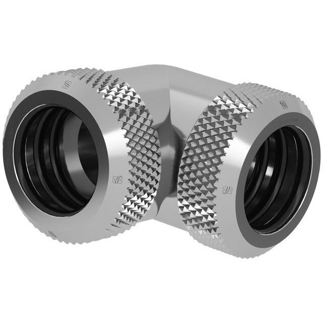 Oferte la Adaptor Racirea  Apa 90 Grade 14mm Alama Nichelata Argintiu