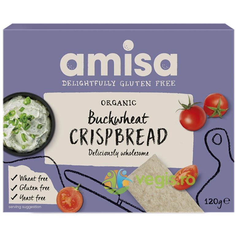 Oferte la Painici din Faina de Hrisca Integrala fara Gluten Ecologice/Bio 120g