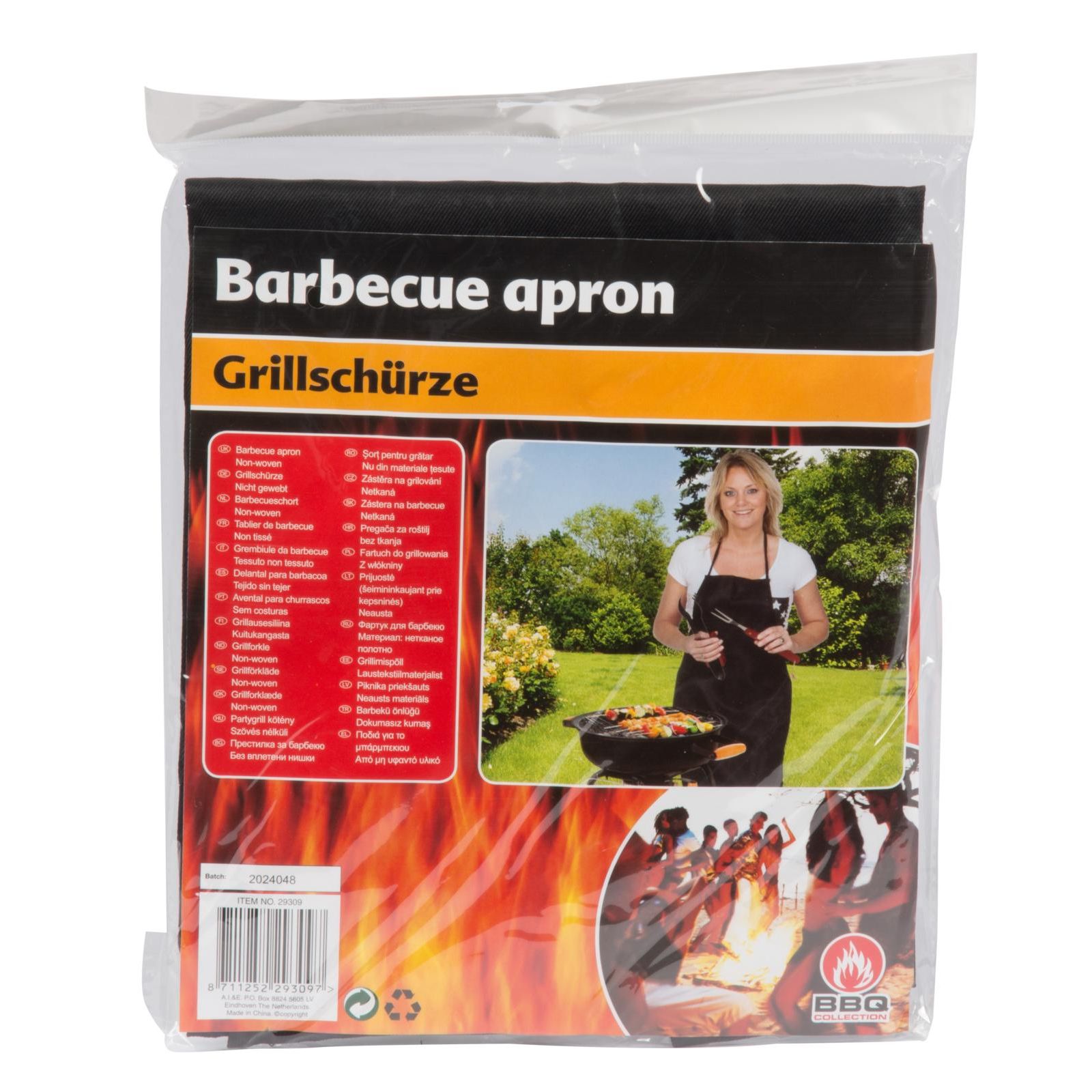Oferte la Sort pentru gratar BBQ Collection, negru, bumbac, 70 x 84 cm