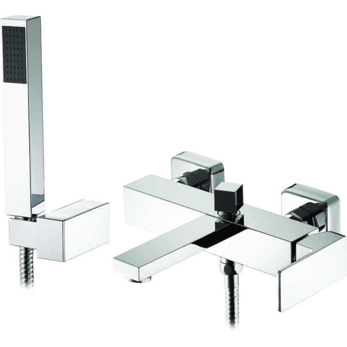 Oferte la Baterie  Cada + Dus Streto Plus Alama  Monocomanda Dreptunghiulara Crom