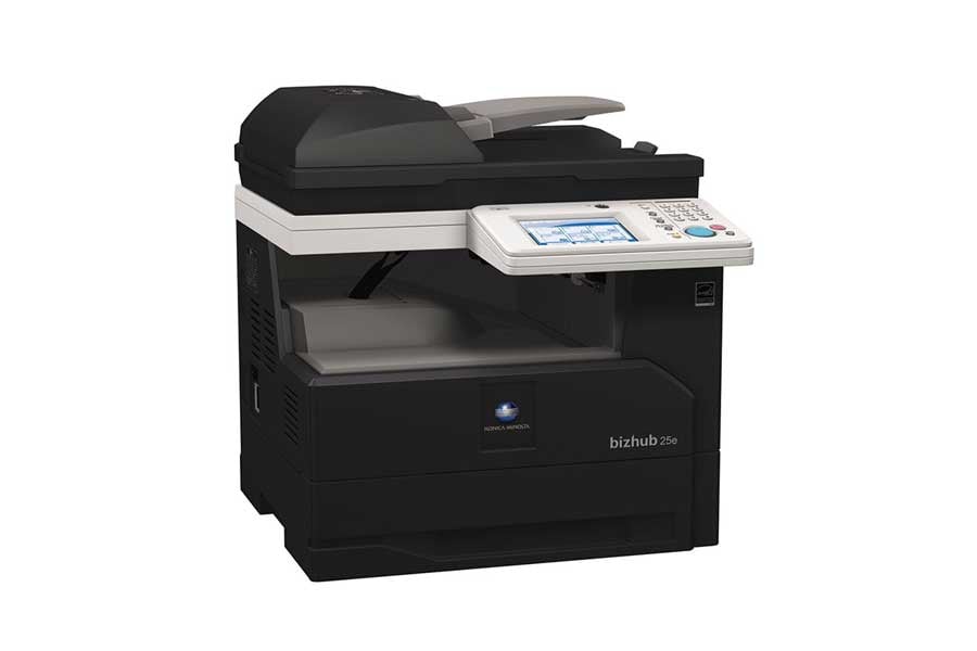 Oferte la Multifunctionala LaserJet Monocrom, A4, Konica Minolta, Bizhub 25e, Duplex, USB, Network, Fax, Toner inclus, Pagini printate 200 - 500K